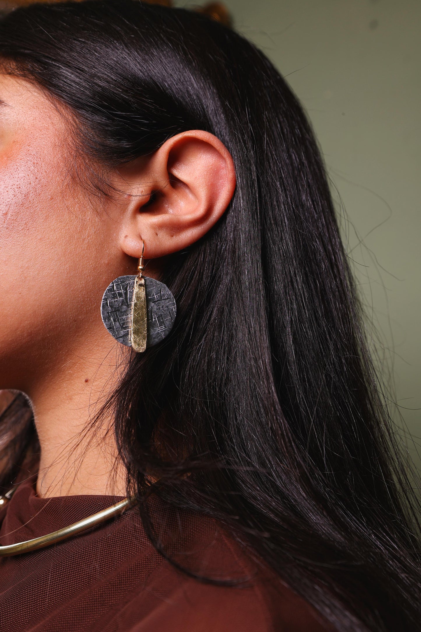 Double Metal earrings